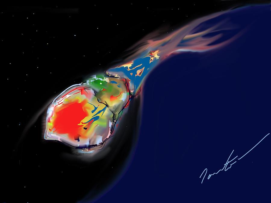 Comet Digital Art by Ianto Thomas Comet Digital Art by Ianto Thomas