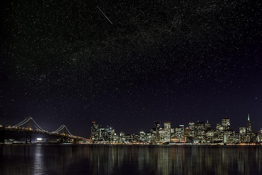 Comet Over San Francisco Photograph by Don Hoekwater Photography