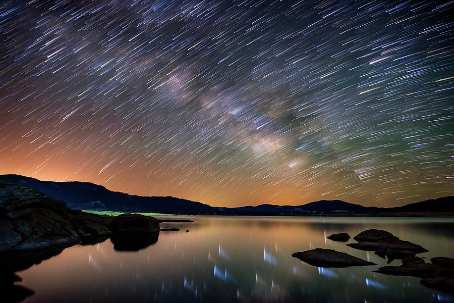 Stars Photograph - Comet Storm - Colorado by Darren White