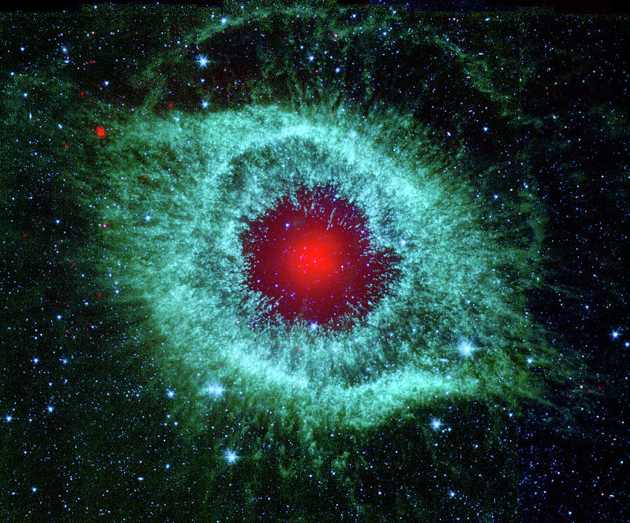 Comets Kick Up Dust In Helix Nebula Photograph
