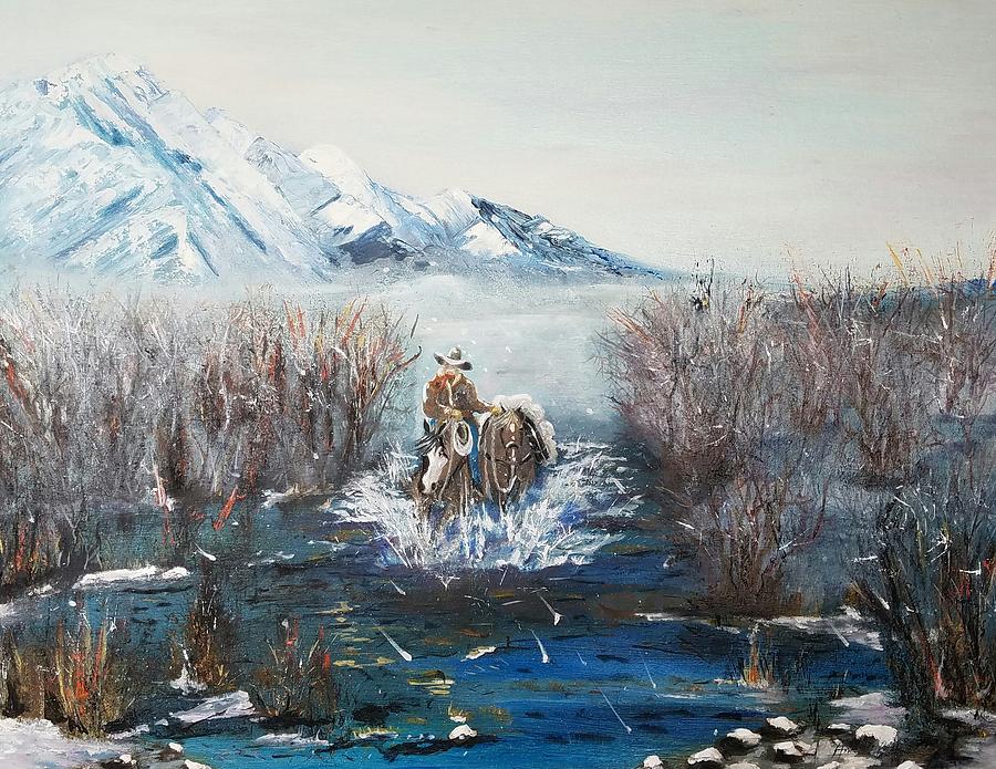 Coming Home- Oil Painting Painting by Anderson R Moore