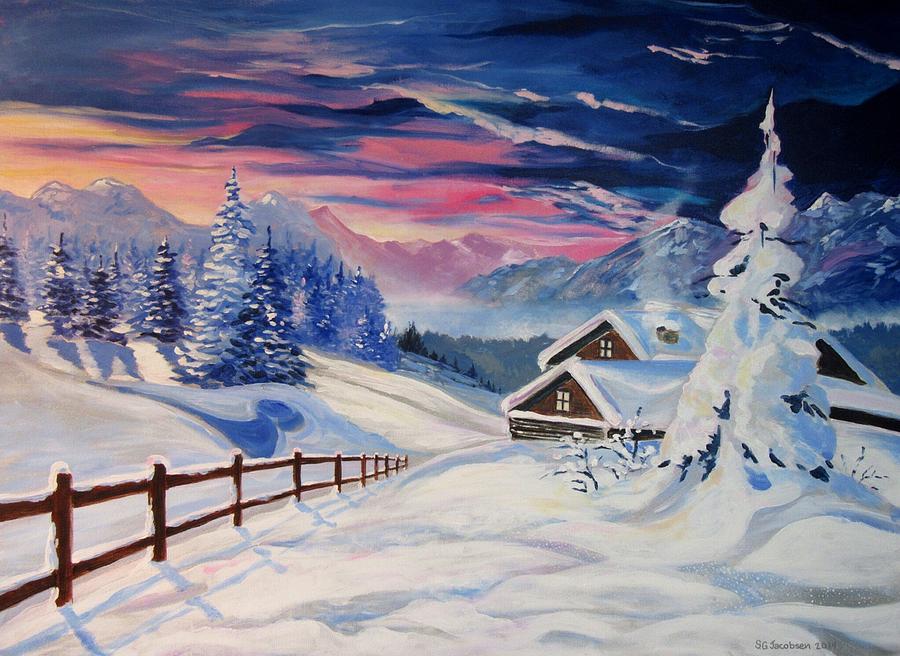 Nature Painting - Coming home by Susan Jacobsen