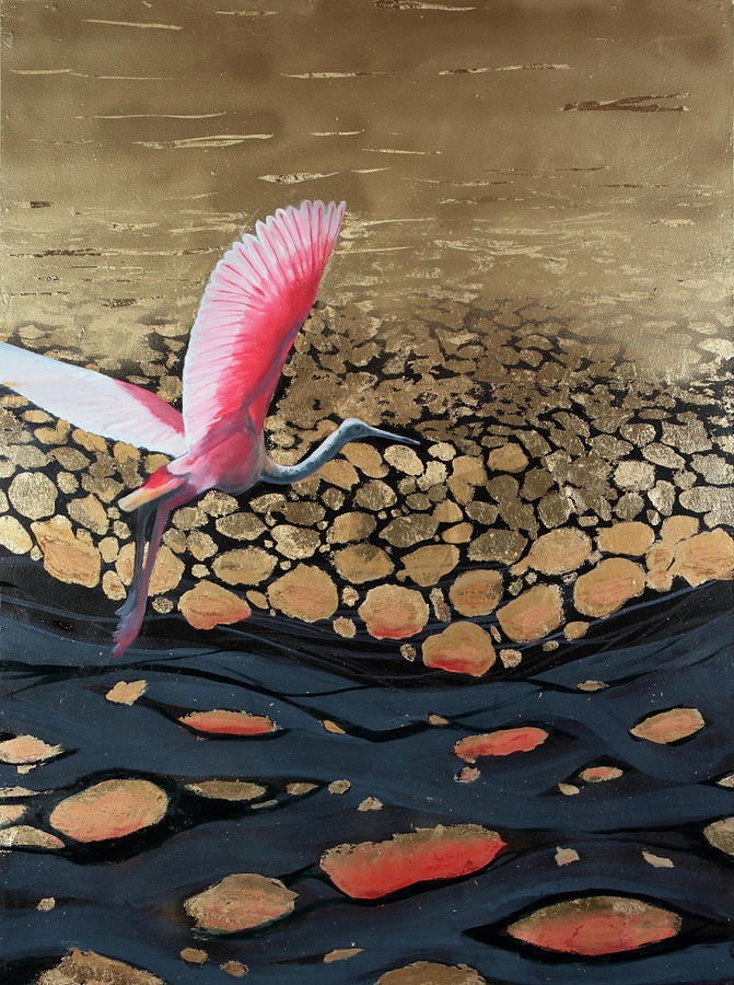 Coming in for a Landing Painting by Art Nomad Sandra Hansen