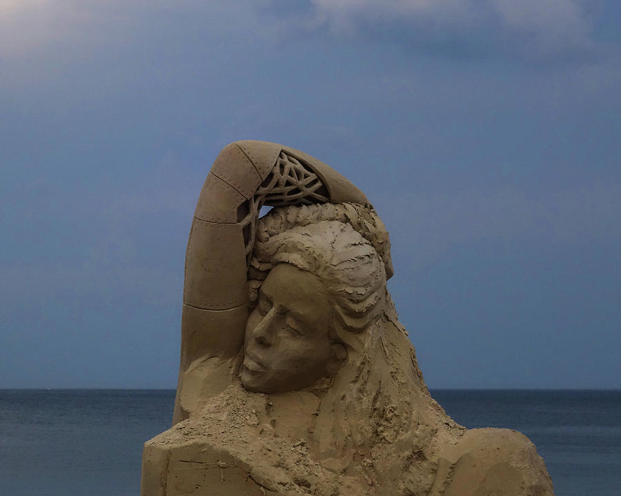Coming into view Revere Beach Sand Sculptures Revere MA Photograph by Toby McGuire