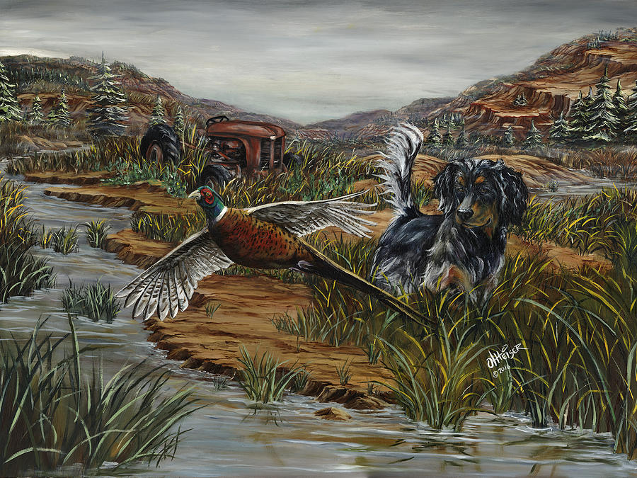 Wildlife Painting - Coming of Age by Jim Olheiser