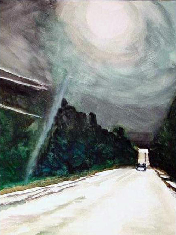 Landscape Painting - Coming Out of the Storm by George Grace