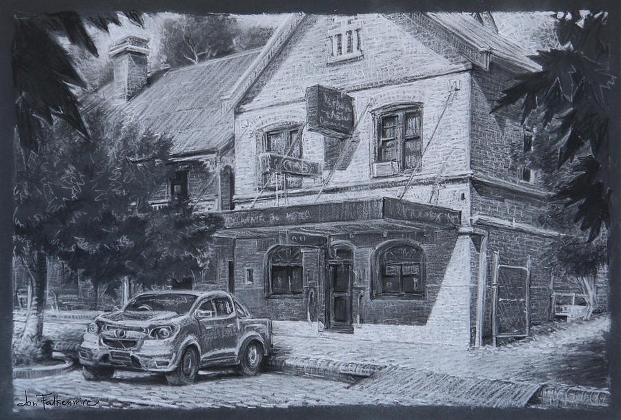 Commercial Hotel, Barraba Nsw Drawing