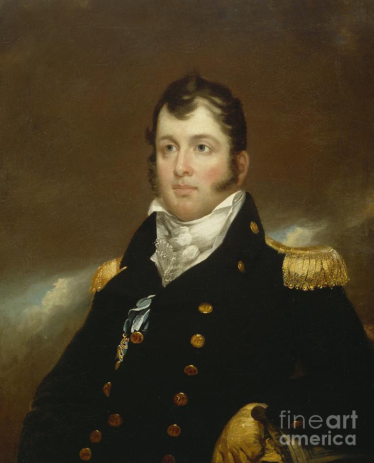 Commodore Oliver Hazard Perry Painting by John Wesley Jarvis