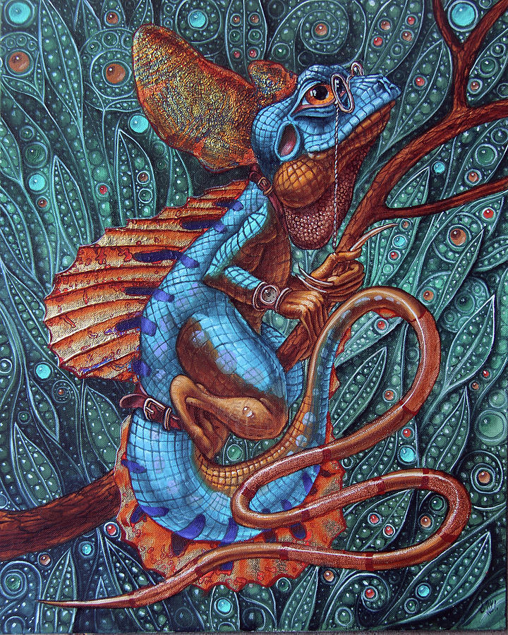 Common Basilisk Painting by Victor Molev