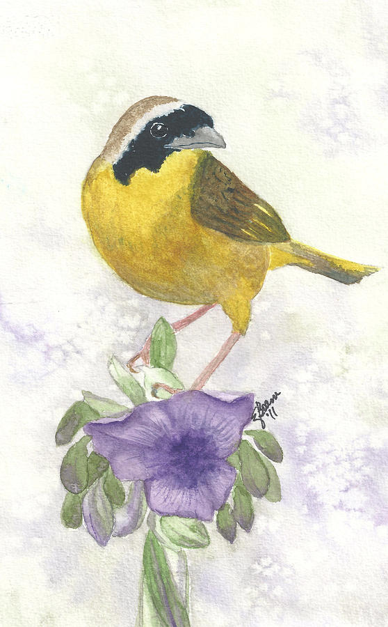 Common Yellowthroat  Painting by Elise Boam