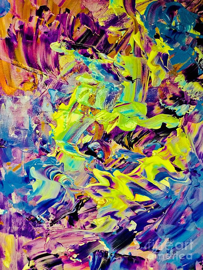 Commotion Painting by Elle Justine