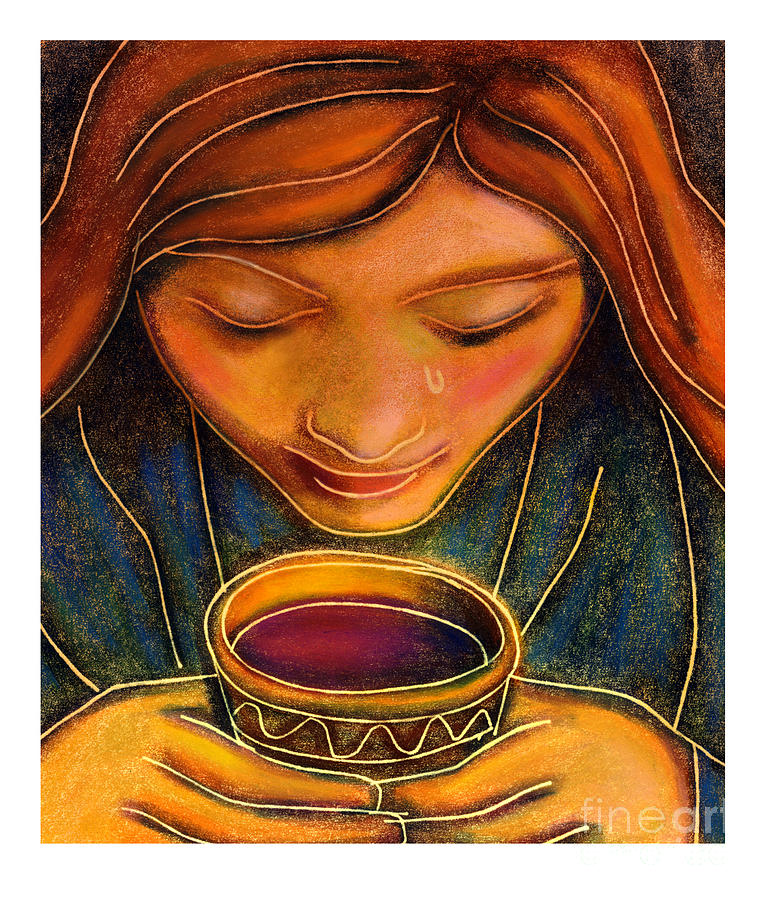 Communion Cup - JLCUP Painting by Julie Lonneman