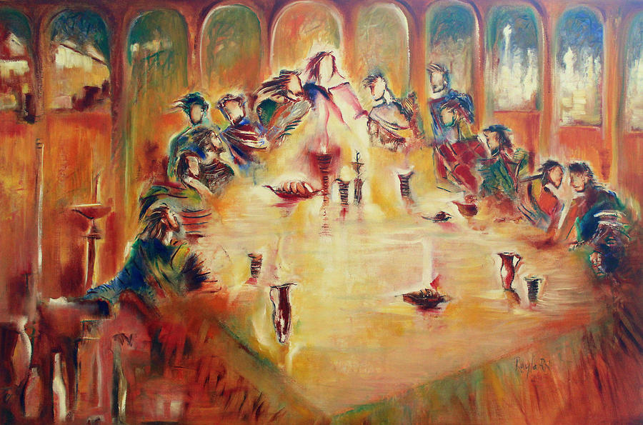 Communion Painting by Rayla Noel