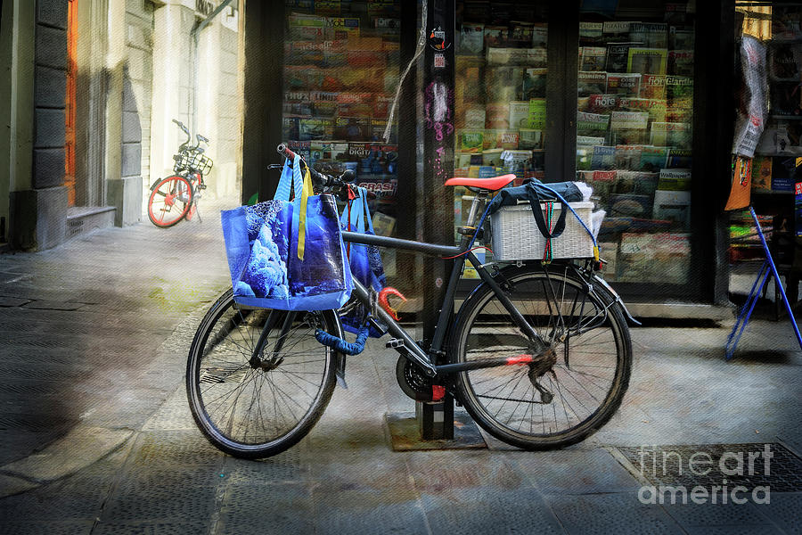 Commuter Shopping Bicycle Photograph by Craig J Satterlee
