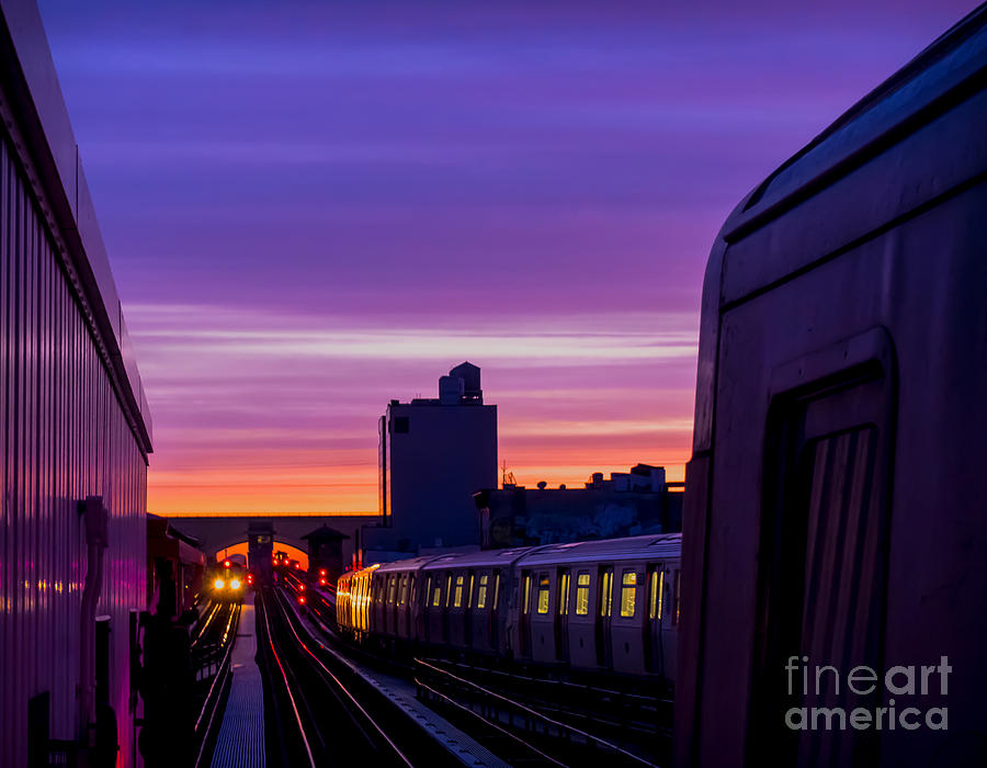 New York City Photograph - Commuter Sunrise by James Aiken