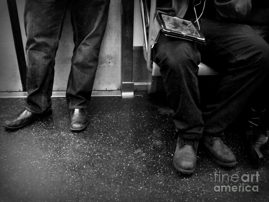 Commuters - Subways of New York Photograph by Miriam Danar