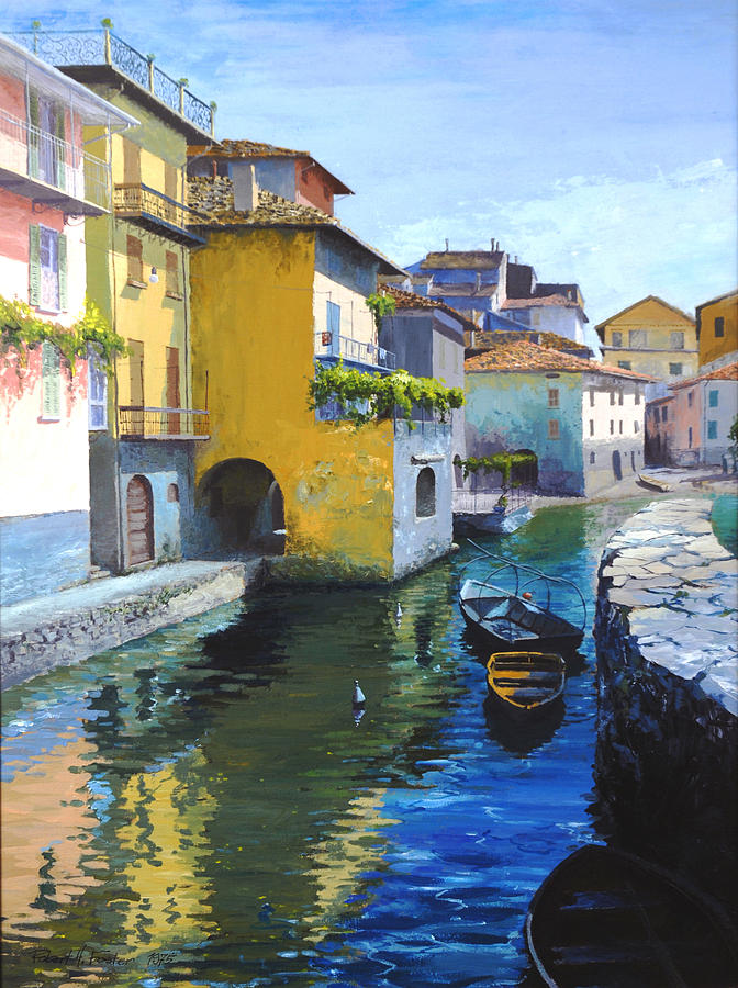 Como Painting - Como, Italy by Robert Foster Como Painting - Como, Italy by Robert Foster