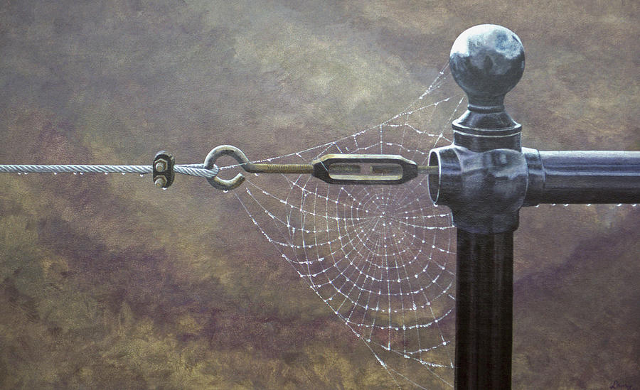 Comparative Engineering Painting by Laurie Stewart