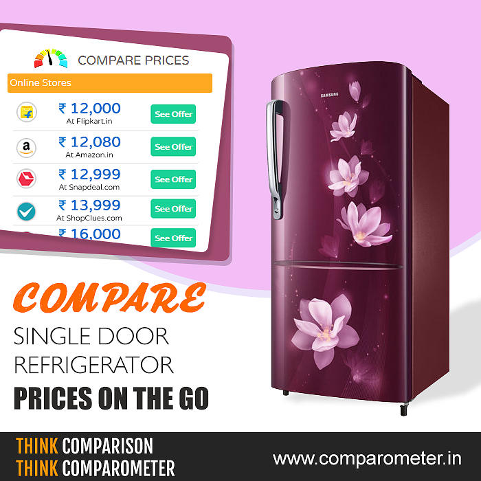 Compare Single Door Refrigerators Price Ceramic Art By Comparo Menter