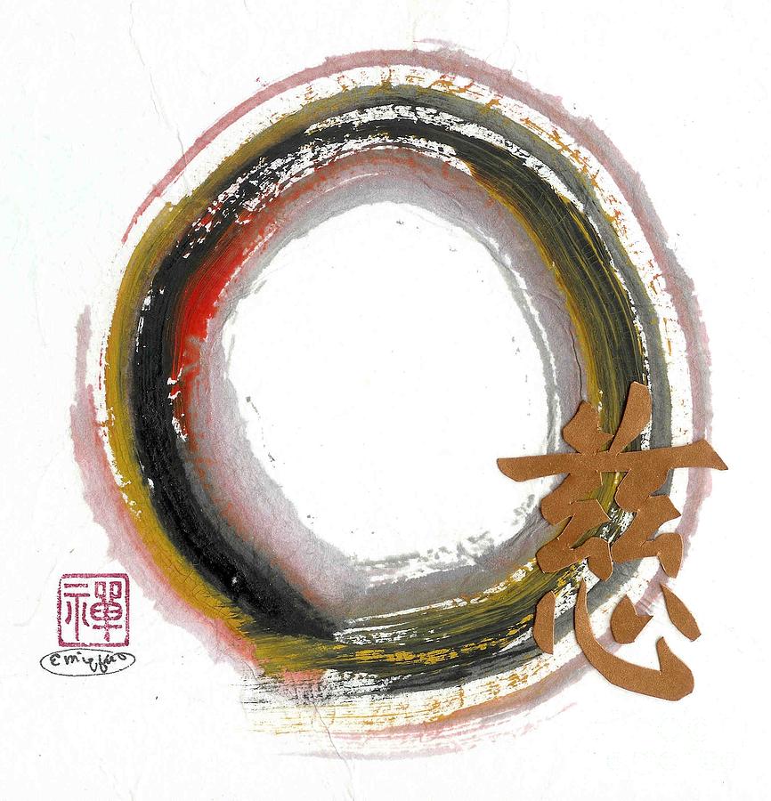 Tao Painting - Compassion by Ellen Miffitt