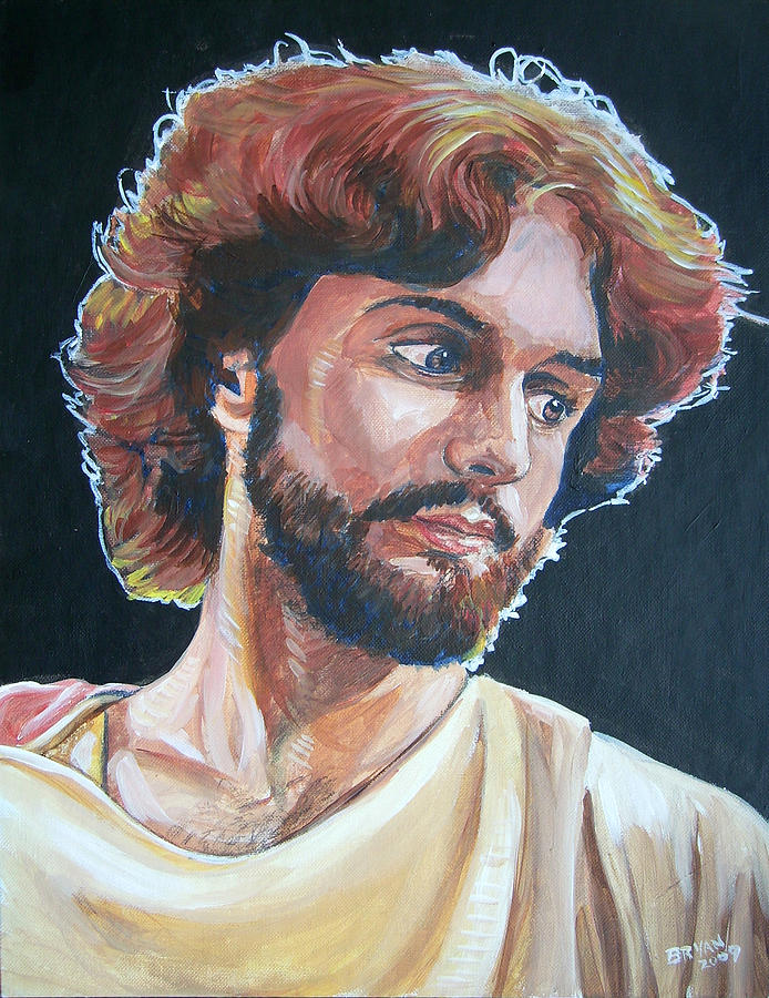 Compassionate Christ Painting by Bryan Bustard