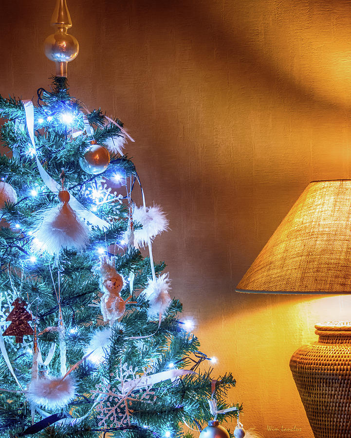 Christmas Photograph - Complementary Christmas Tree by Wim Lanclus