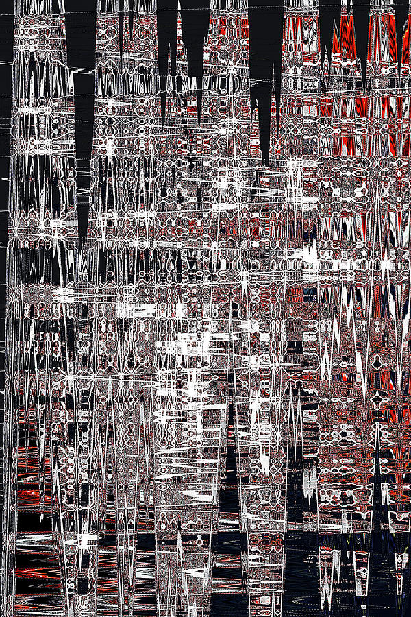 Complicated Abstract Digital Art by Tom Janca