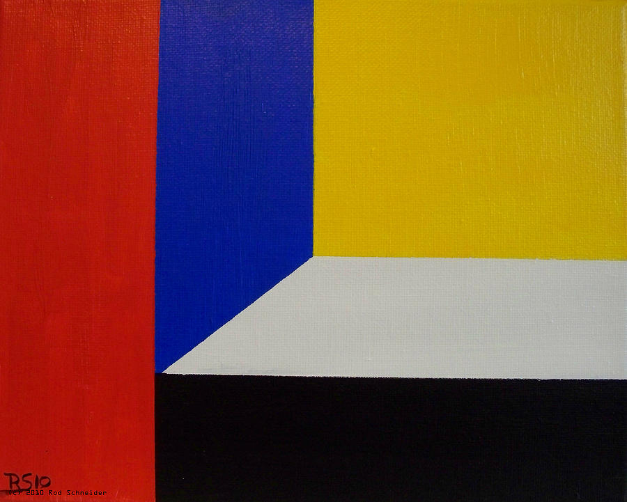 Abstract Painting - Composition 1047 by Rod Schneider Abstract Painting - Composition 1047 by Rod Schneider