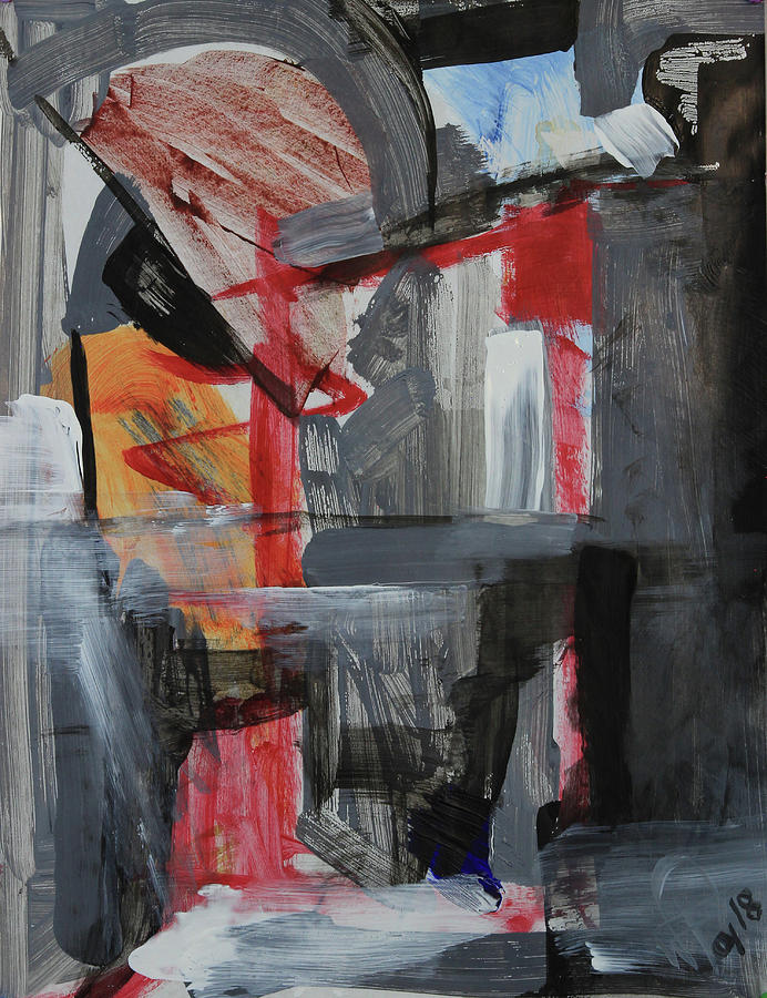 Composition 20184 Painting by Walter Fahmy