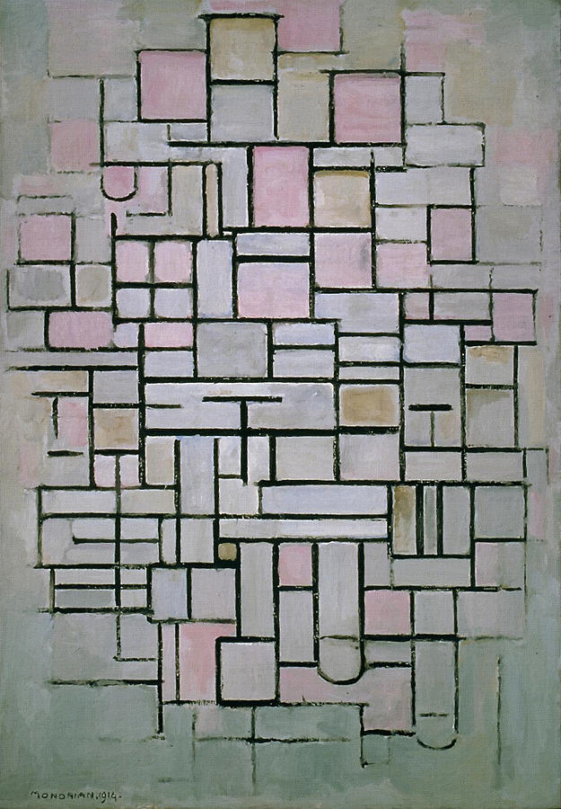 Abstract Painting - Composition IV by Piet Mondrian