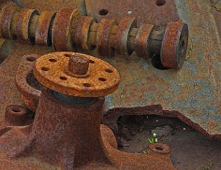 Composition With Rusted Parts Photograph By Sonia Melnikova Raich 