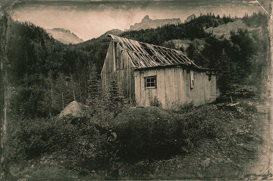 Compressor shack and blacksmith shop Photograph by Fred Denner