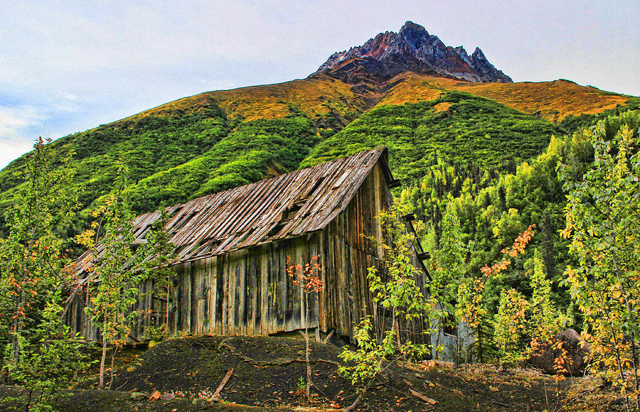 Wrangell St Elias National Park Photograph - Compressor Shack by Fred Denner