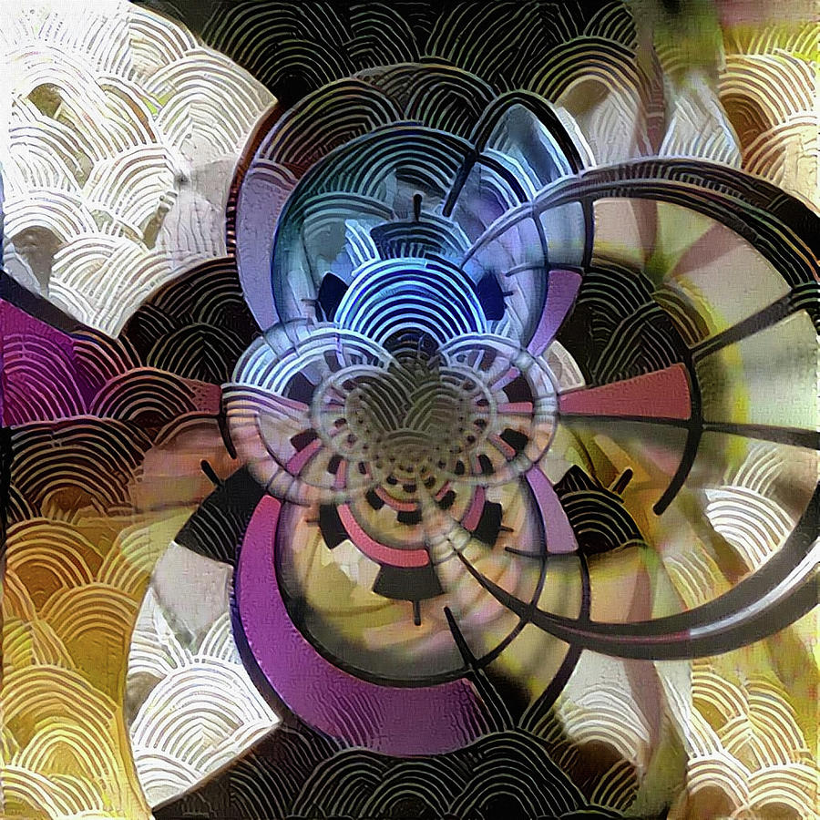 Concentric circles Digital Art by Bruce Rolff