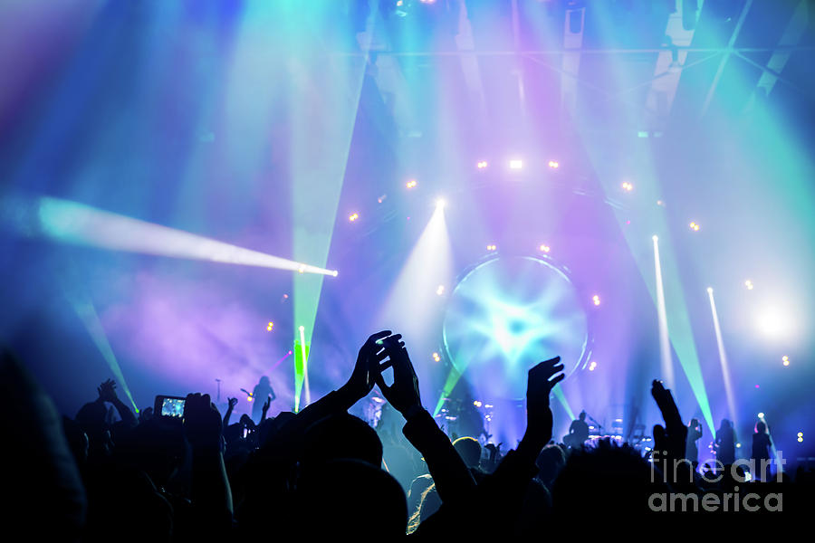 Concert background Photograph by Anna Om