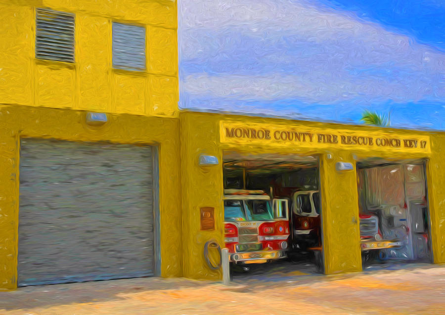 Conch Key Fire Rescue 3 Photograph by Ginger Wakem