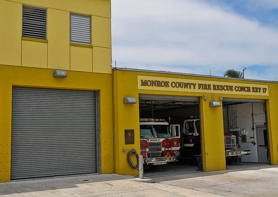 Conch Key Fire Rescue 1 Photograph by Ginger Wakem