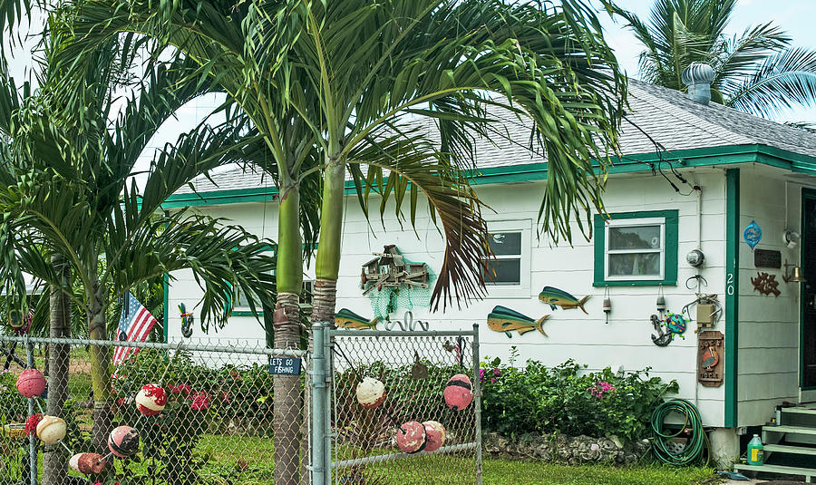 Conch Key Fish House Art Photograph by Ginger Wakem