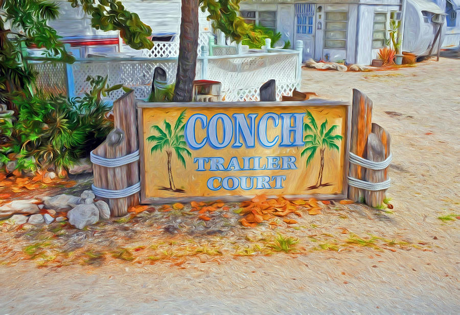 Conch Key Trailer Court 2 Photograph by Ginger Wakem