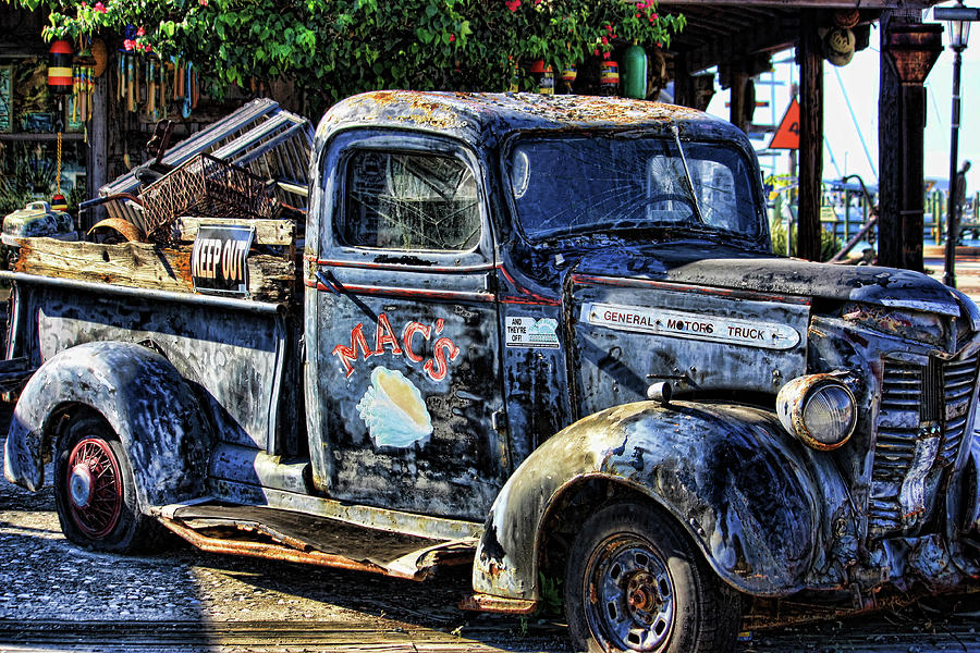 Truck Photograph - Conch Truck by Joetta West