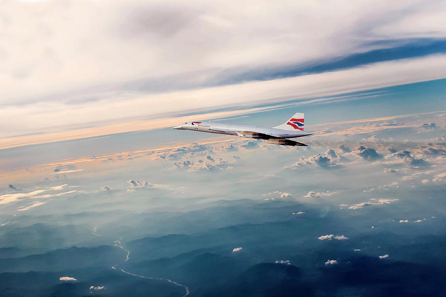 Concorde Horizons Digital Art by Airpower Art