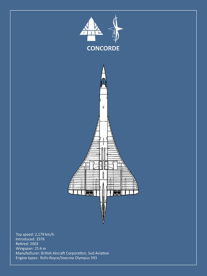 Concorde Photograph - Concorde by Mark Rogan Concorde Photograph - Concorde by Mark Rogan