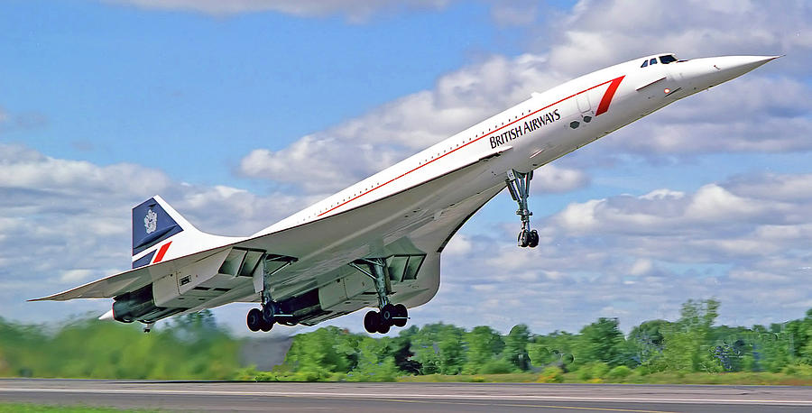 Concorde Takeoff Photograph by Robert Clemens