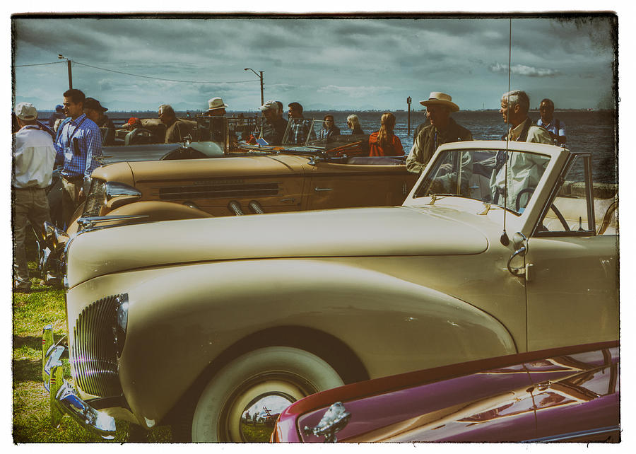 Concours Vintage Car Show Photograph by Doug Matthews