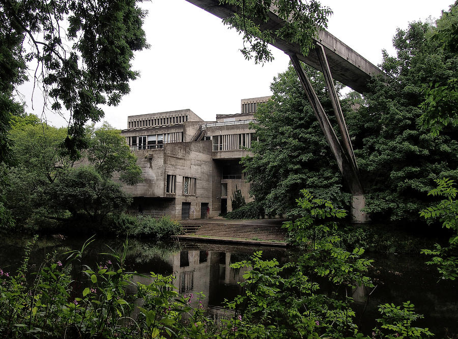 Concrete and Trees Photograph by Philip Openshaw - Pixels