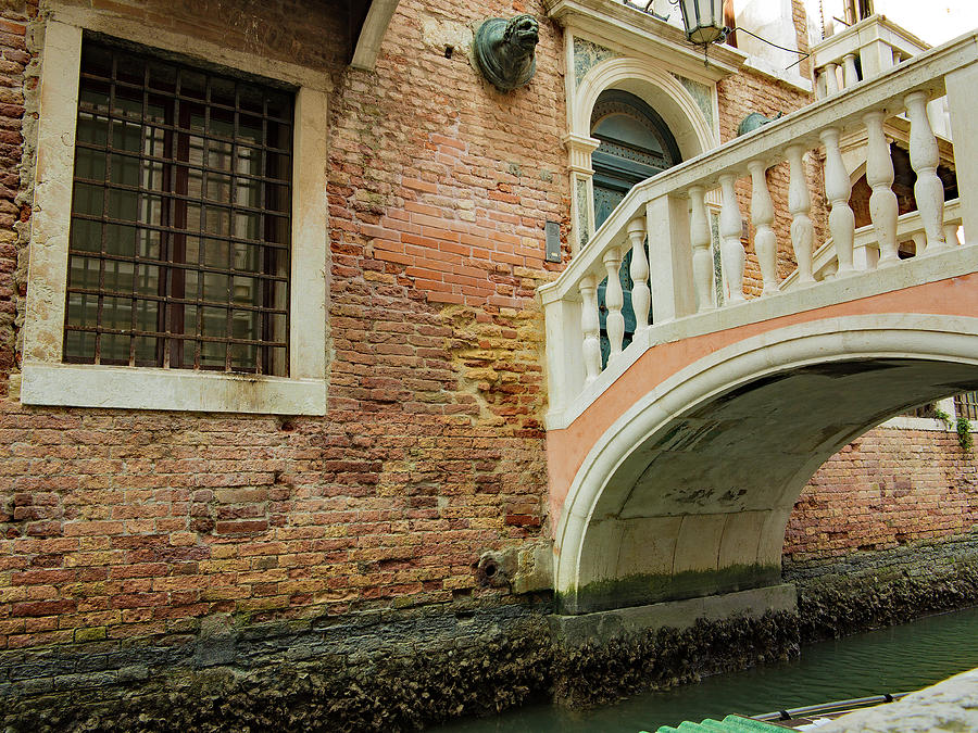Concrete bridge, Venice Photograph by Ed James