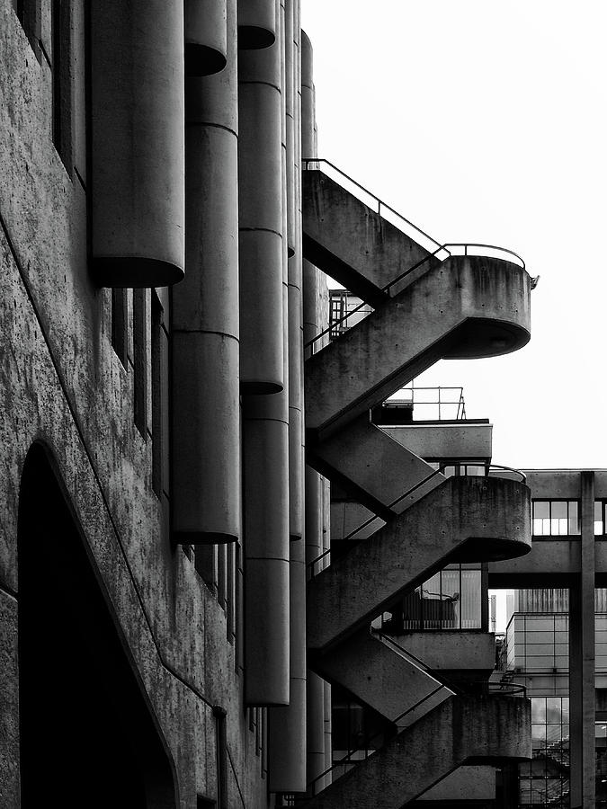 Concrete Stairways Photograph by Philip Openshaw - Pixels