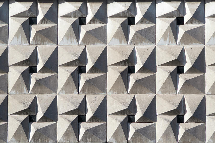 Architecture Photograph - Concrete Starburst by Andy Marshall