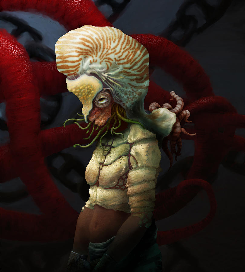 Fish Digital Art - Condemnation Of The Nautilus by Ethan Harris Fish Digital Art - Condemnation Of The Nautilus by Ethan Harris
