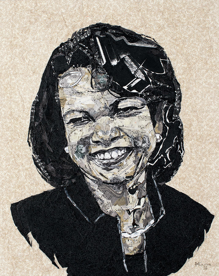 Condoleeza Rice- a portrait Painting by Mihira Karra